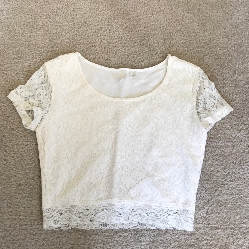 Nordstrom Lace Crop Top